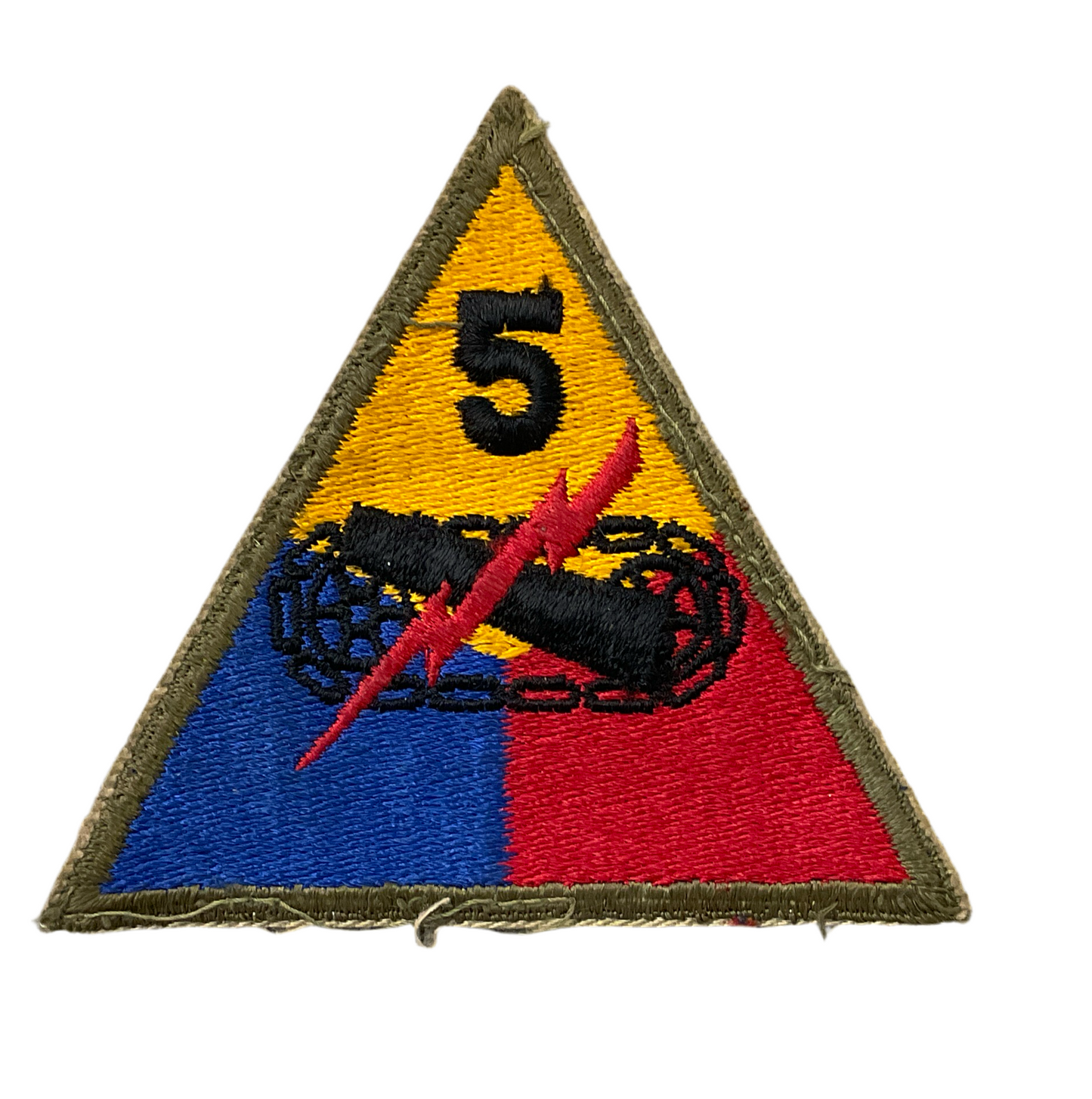 Vintage WWII US Army 5th Armored Division Patch