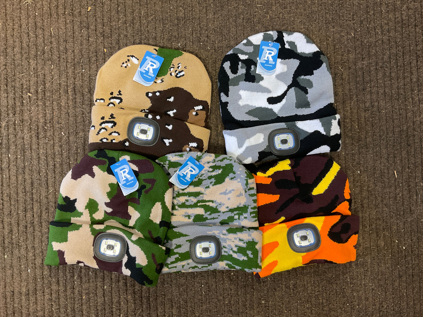 USB Rechargeable Light Up Knit Beanie