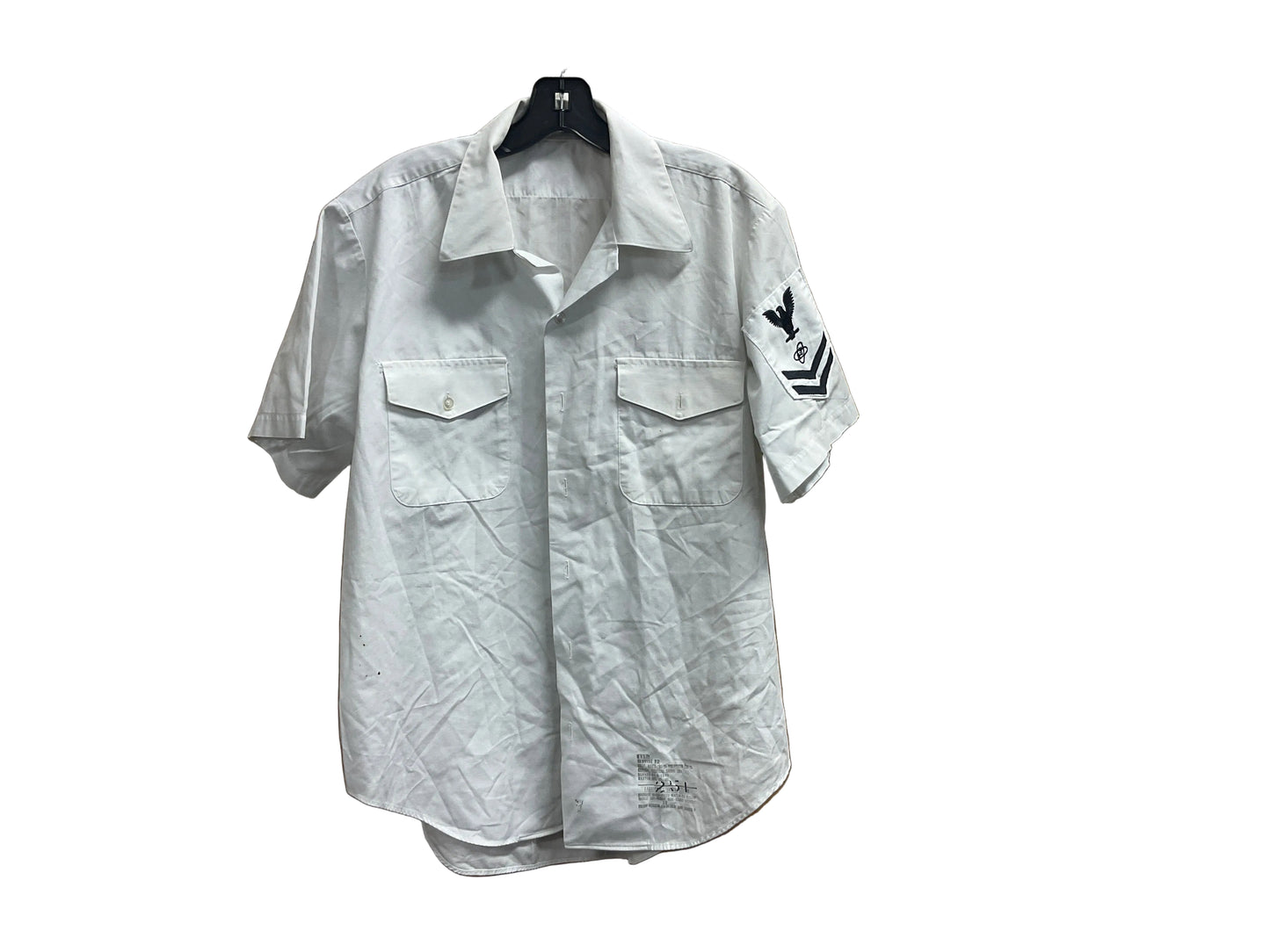 US Navy Men’s White Button Shirt