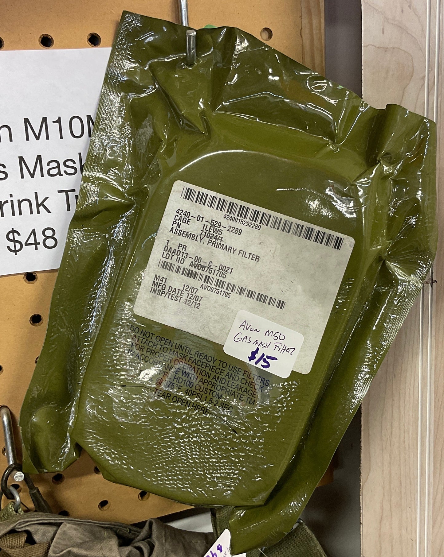 AVON M50 Gas Mask Filter