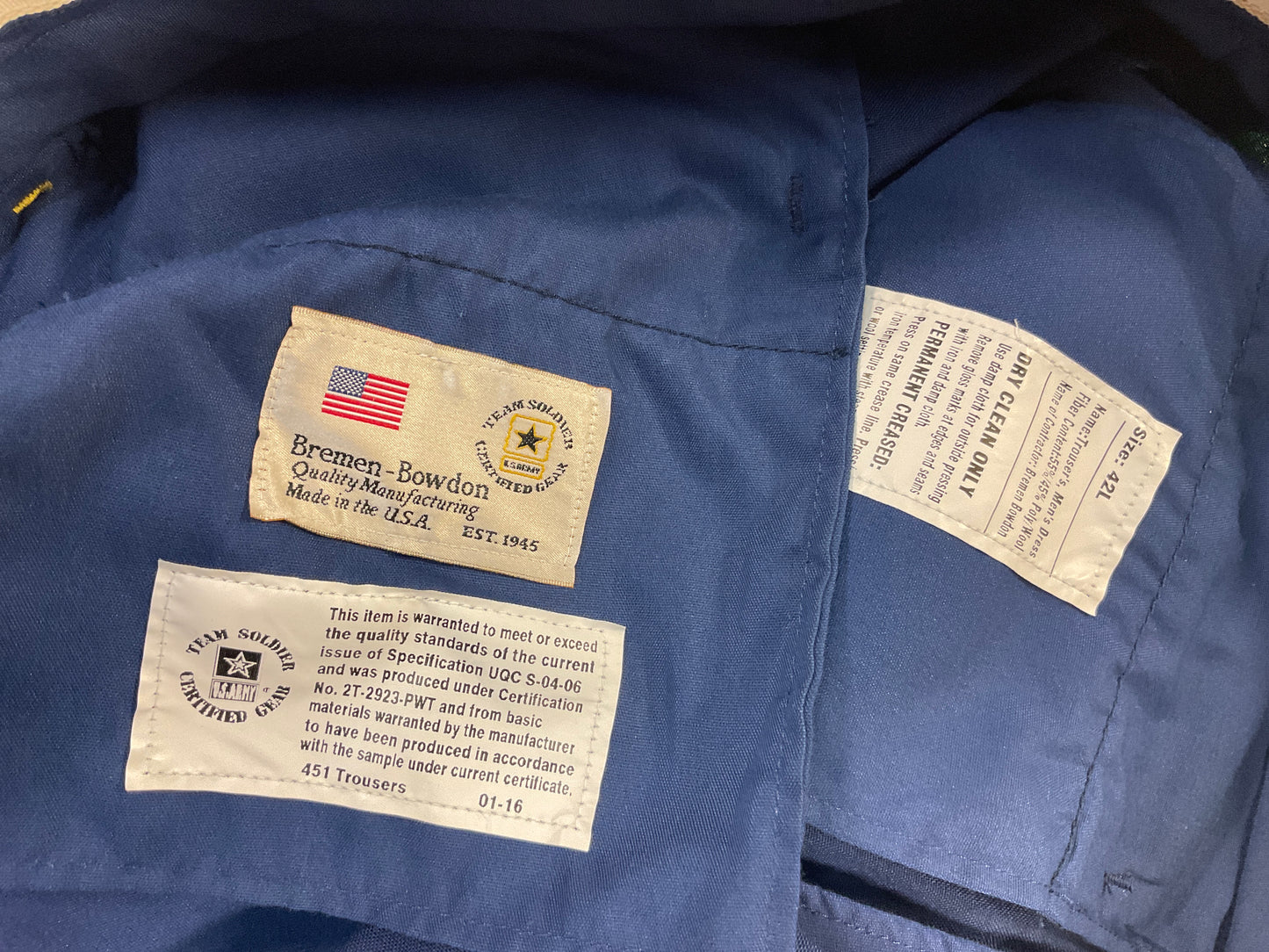 U.S. Army Dress Blue Trouser