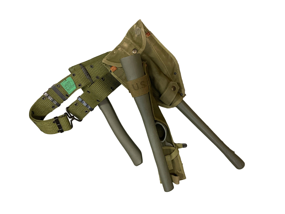 Vietnam Era Axe, Pick and Shovel Belt Kit