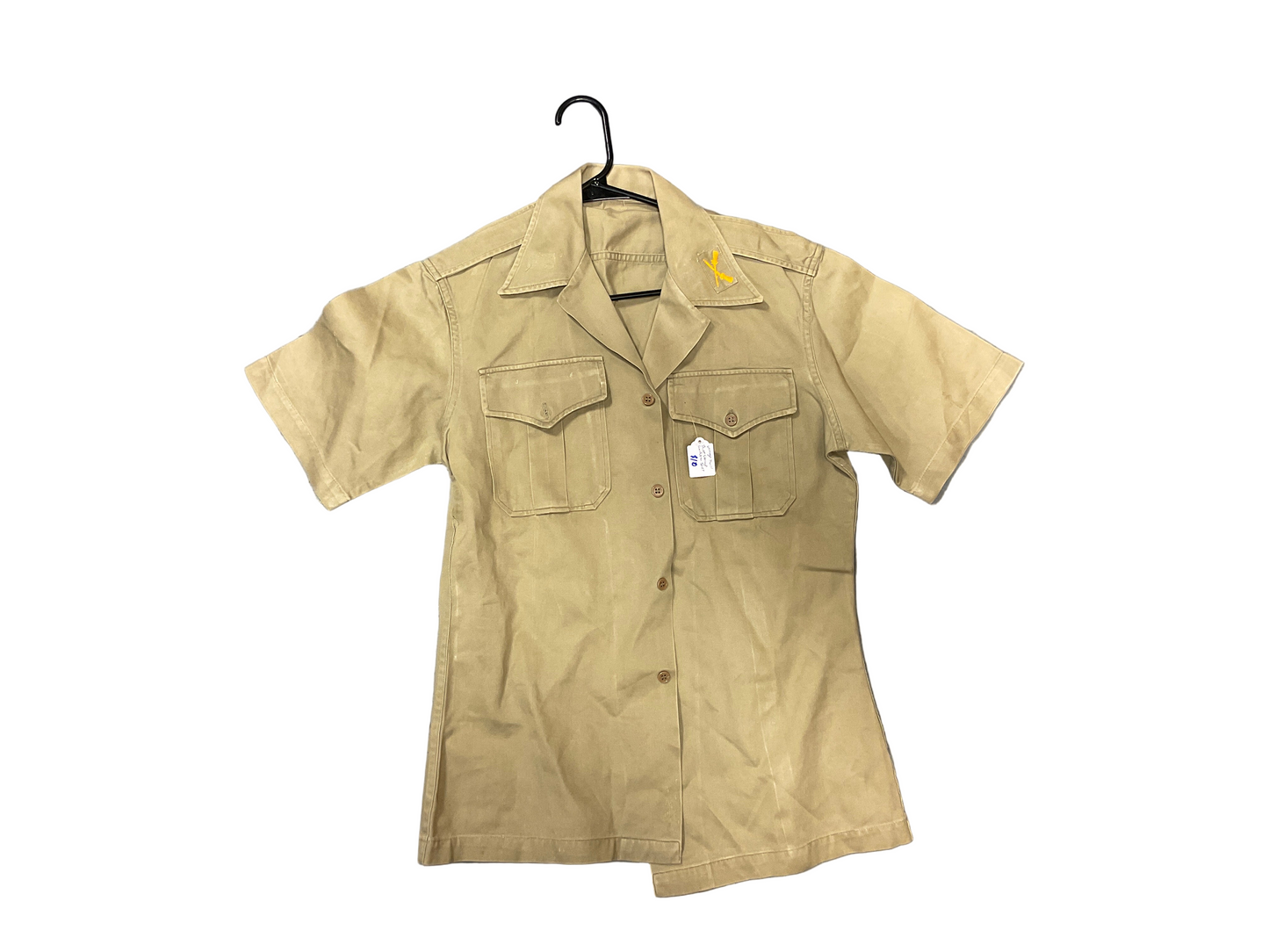 Vintage Twill Short Sleeve Uniform Shirt