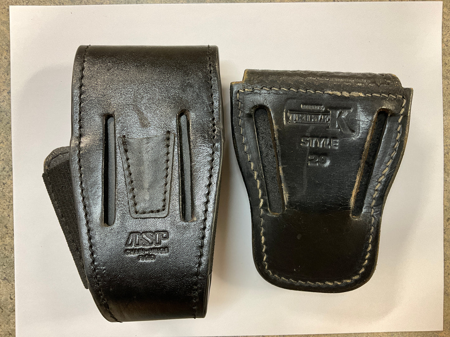 Used Leather Handcuff Holders