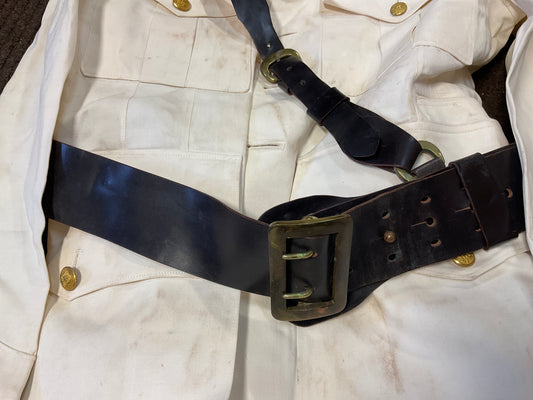Vintage USMC Officer Dress White Uniform w/ Model 1944 EGA Pin Set