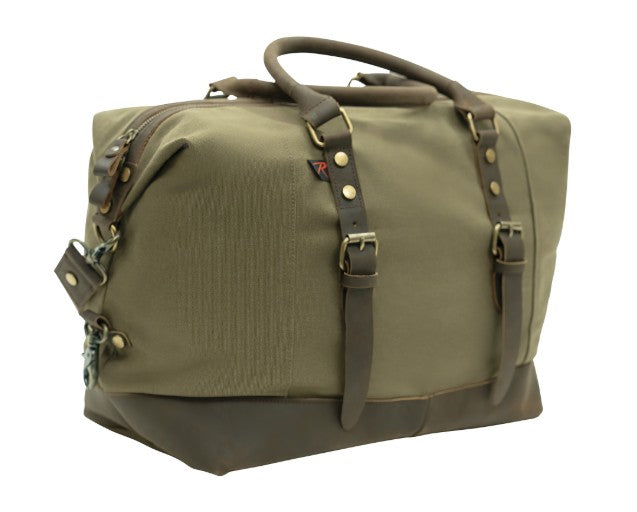 Rothco Vintage Canvas Carry-on Bag- OD Green