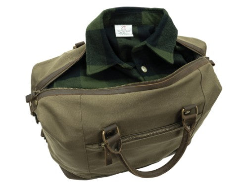 Rothco Vintage Canvas Carry-on Bag- OD Green