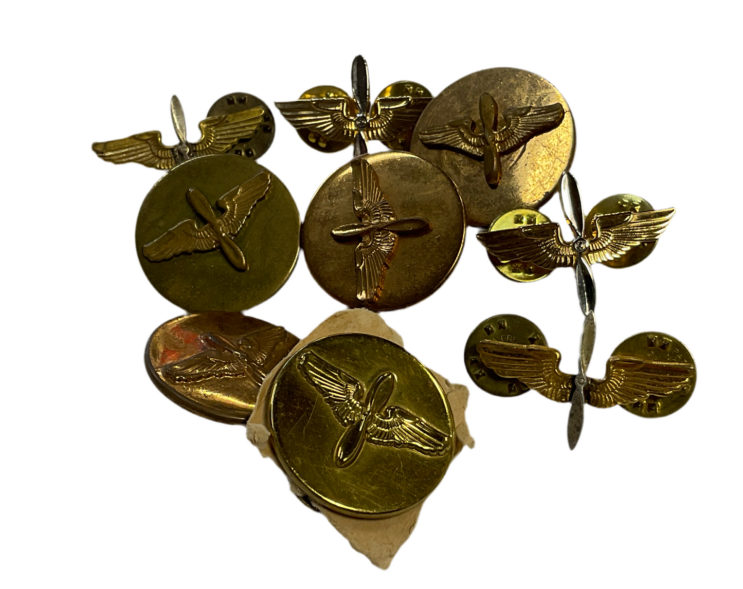 US Military Army Air Corps WWII Pilot Wings