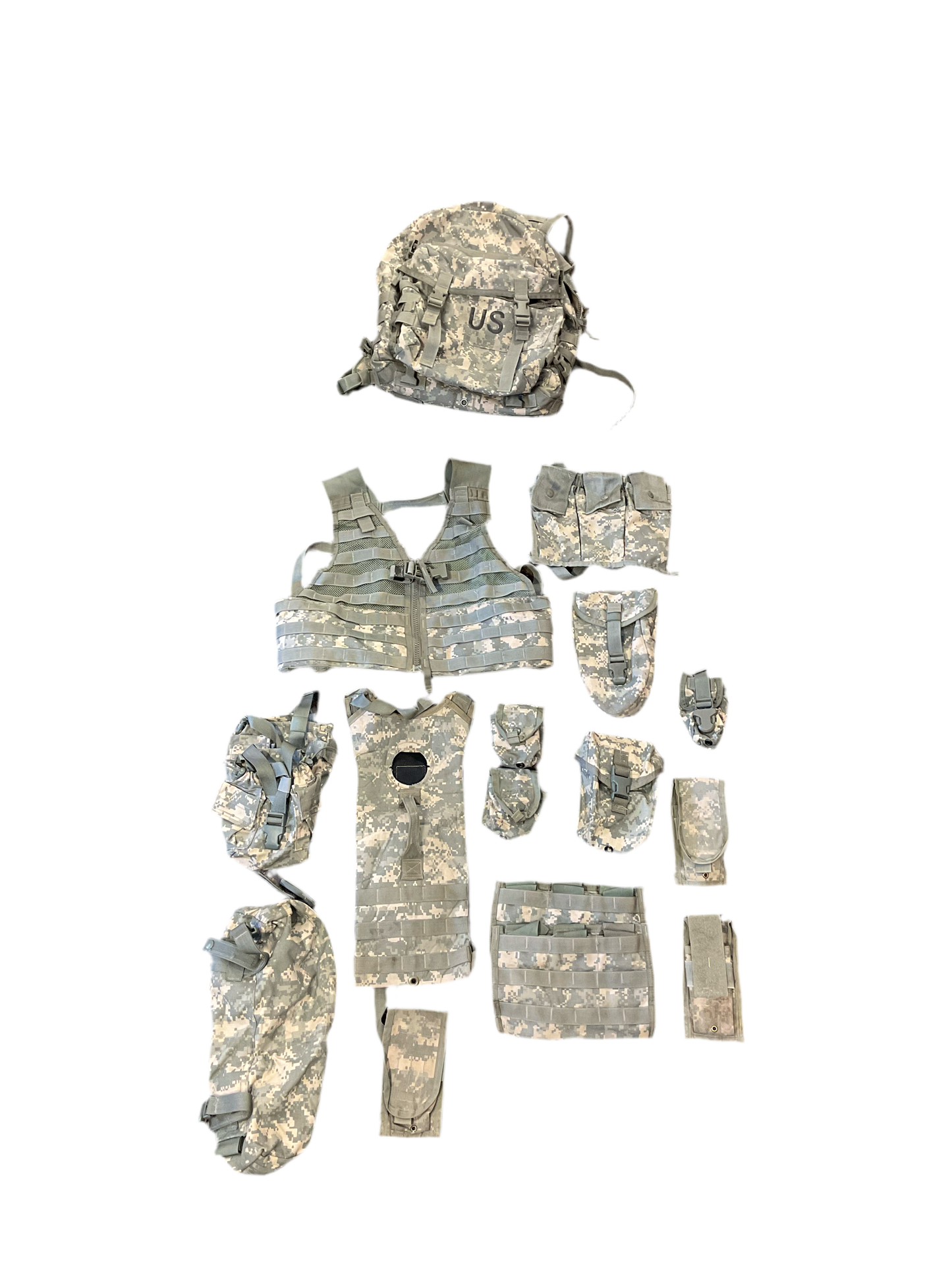 US Military 17 Piece ACU Rifleman Set
