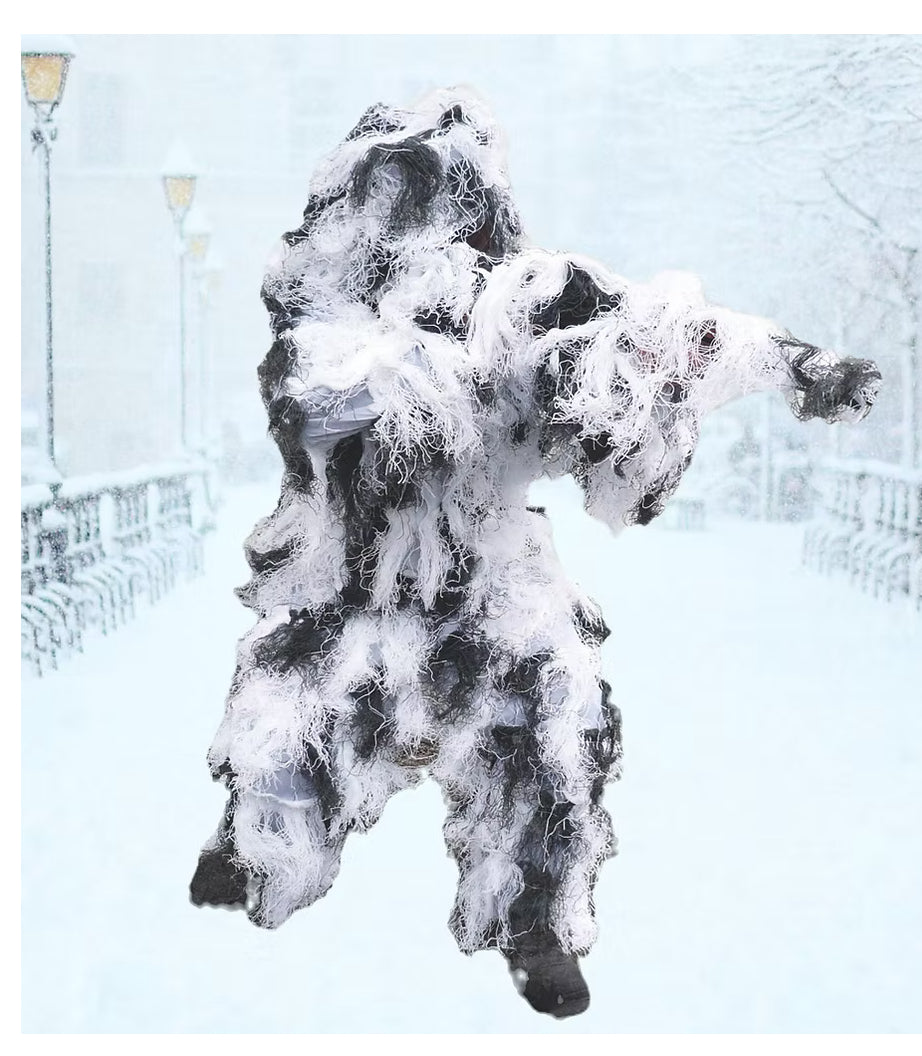 MIL-TEC® SNOW CAMO FR 4-PC. GHILLIE SUIT