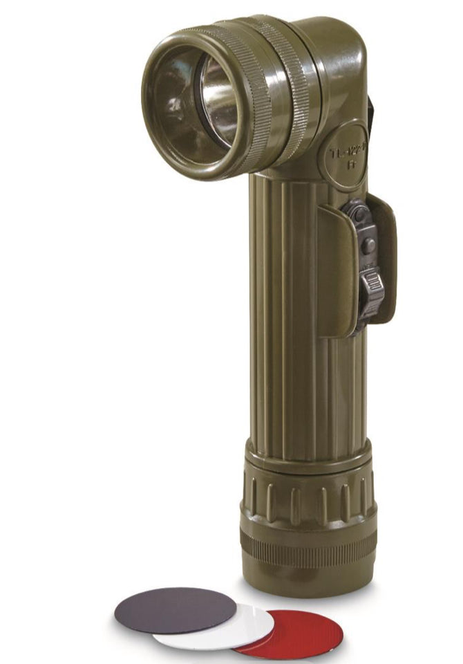 Belgium Military Anglehead Flashlights