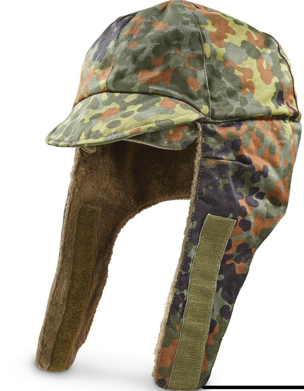 German Flecktarn Winter Cap-Used