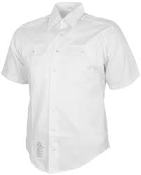 US Army White ASU Dress Shirt