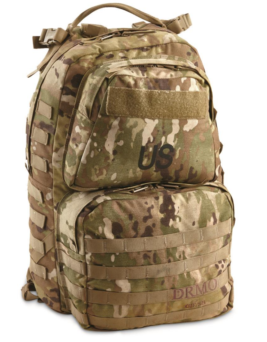 Multicam MOLLE II Medium Rucksack No Shoulder straps frame belt Second Chance Surplus