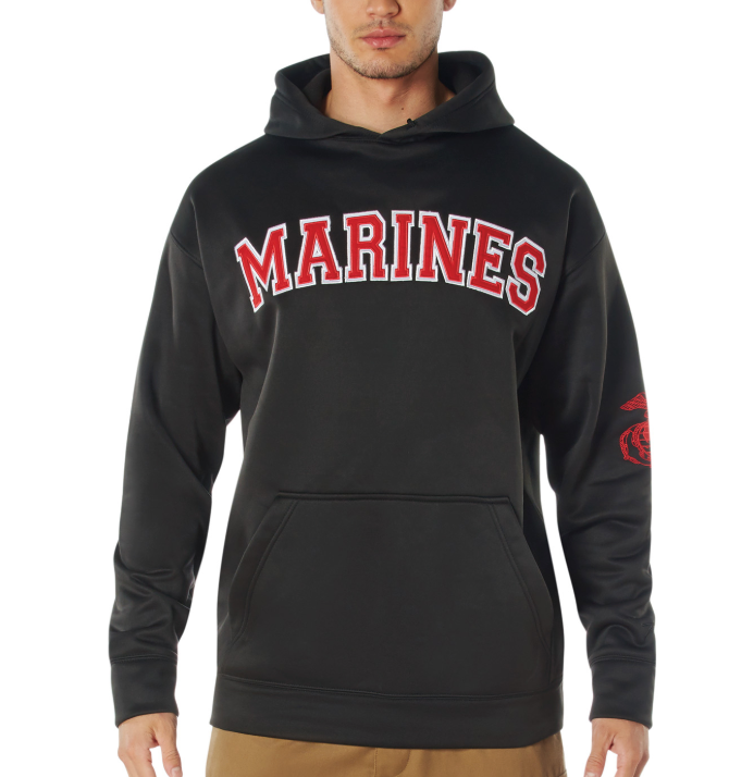 Rothco Marines Embroidered Pullover Hoodie