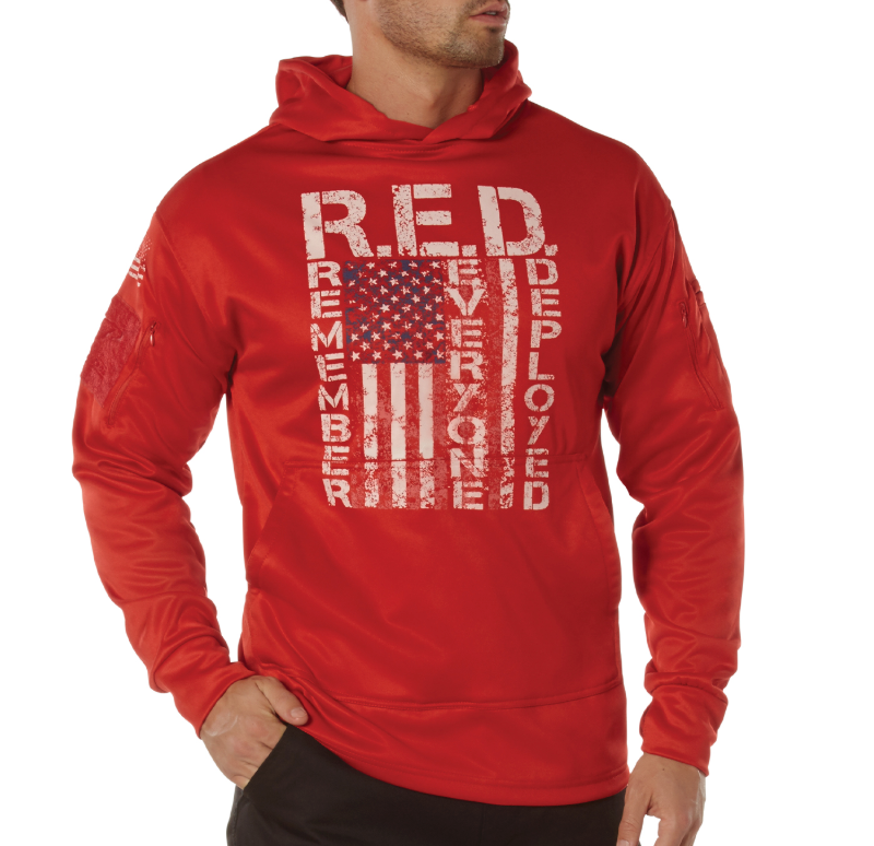 Rothco Concealed Carry R.E.D. (Remember Everyone Deployed) Hoodie