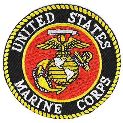US Military 3" Round Velcro Patches