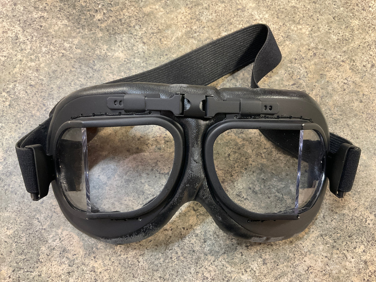 Humvee HMV-GGL-RAF-B Motorcycle Goggles - Black
