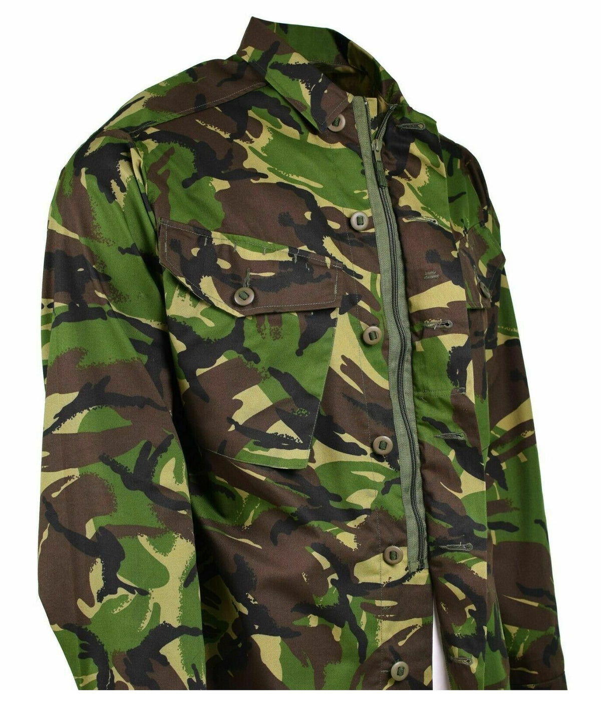 British Military Lightweight Woodland DP Combat Jacket- Used