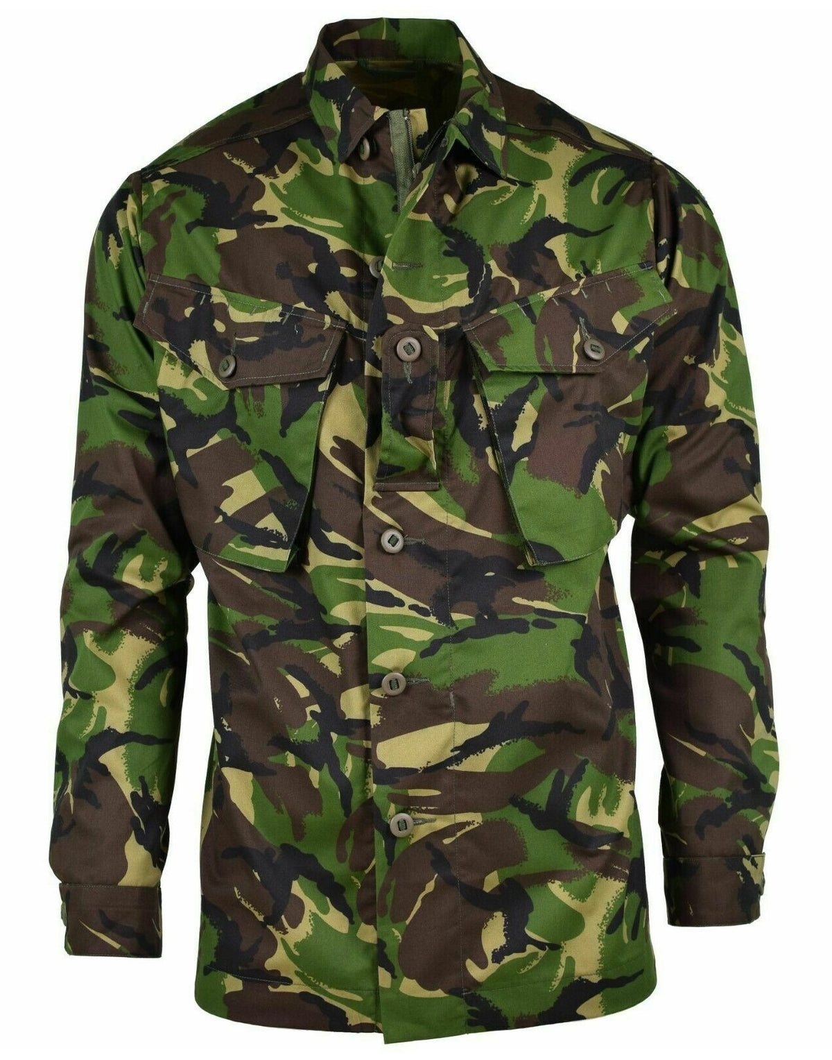 British Military Lightweight Woodland DP Combat Jacket- Used