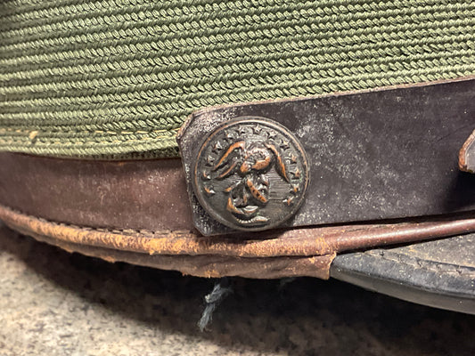 Vintage USMC Officer Service Visor Cap