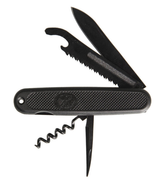 GERMAN OLD STYLE BLACK POCKET KNIFE NEW