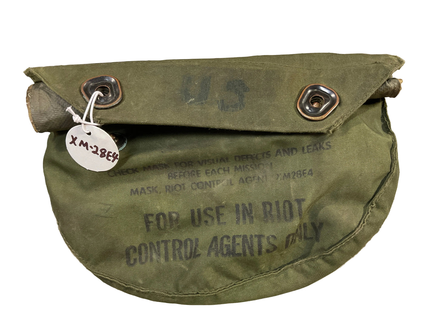 Vietnam Era XM28E4 Riot Control Agent Gas Mask