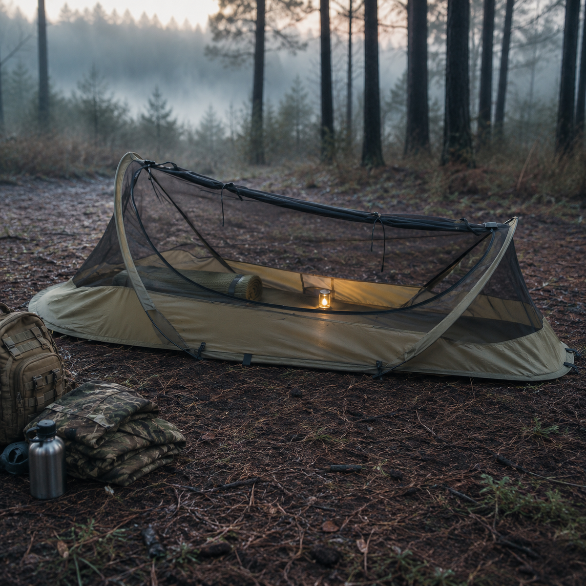 USGI Industries Bivy Tent – Pop-Up Mesh Shelter