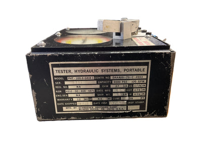 US Military Portable Hydraulic Systems Tester- 1979
