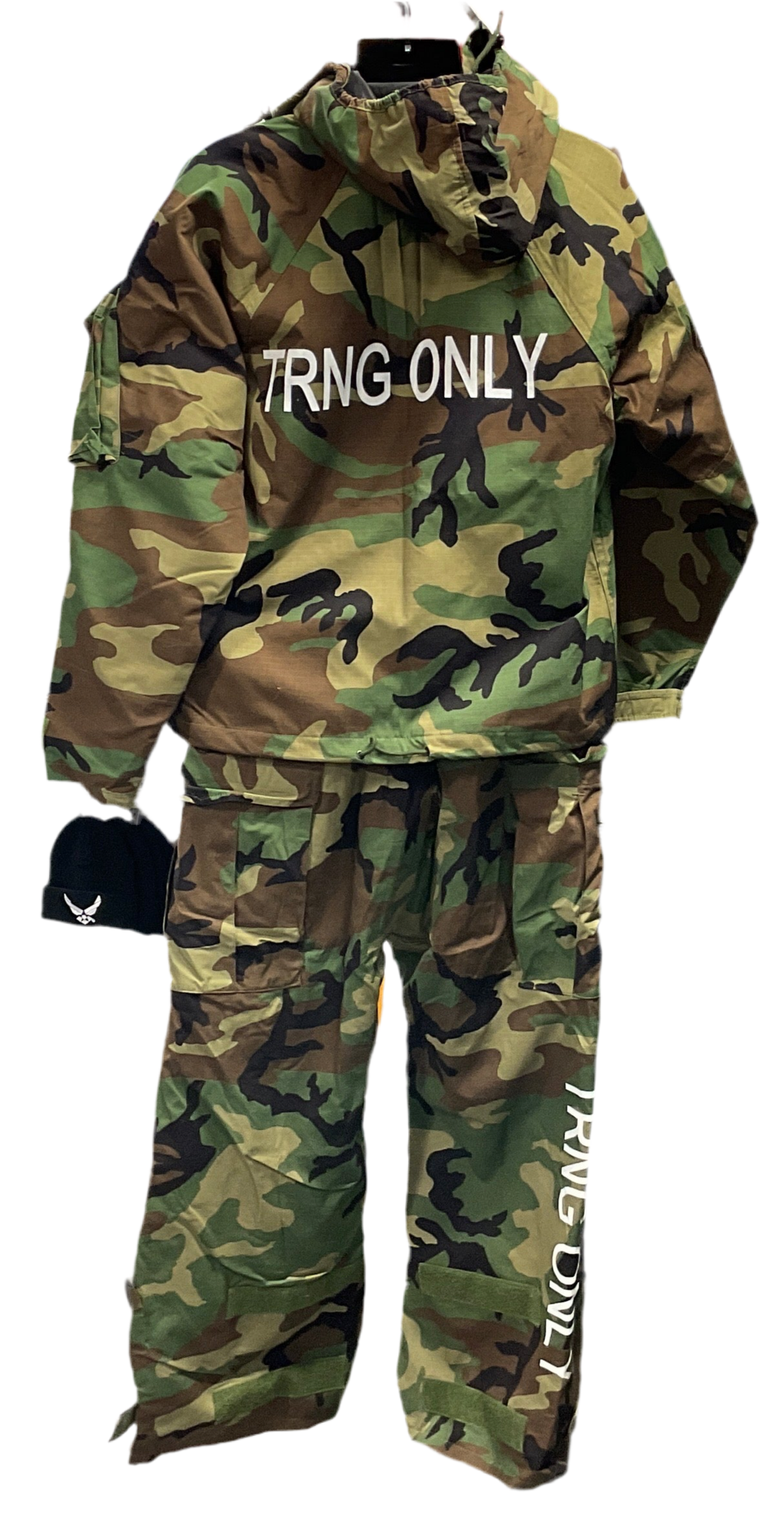 Training Woodland Camo Chemical Suit