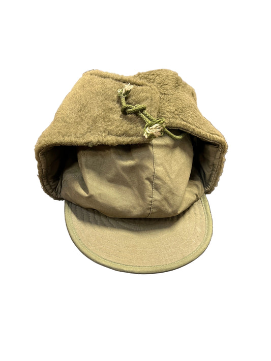 Vintage US Army M-1951 Cold Weather Field Pile Cap