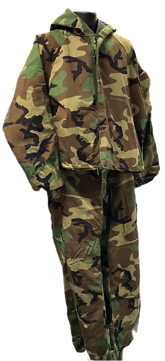 Training Woodland Camo Chemical Suit