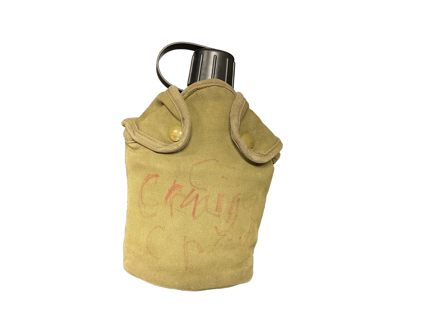 Canvas Canteen Cover w/ Canteen and Cup