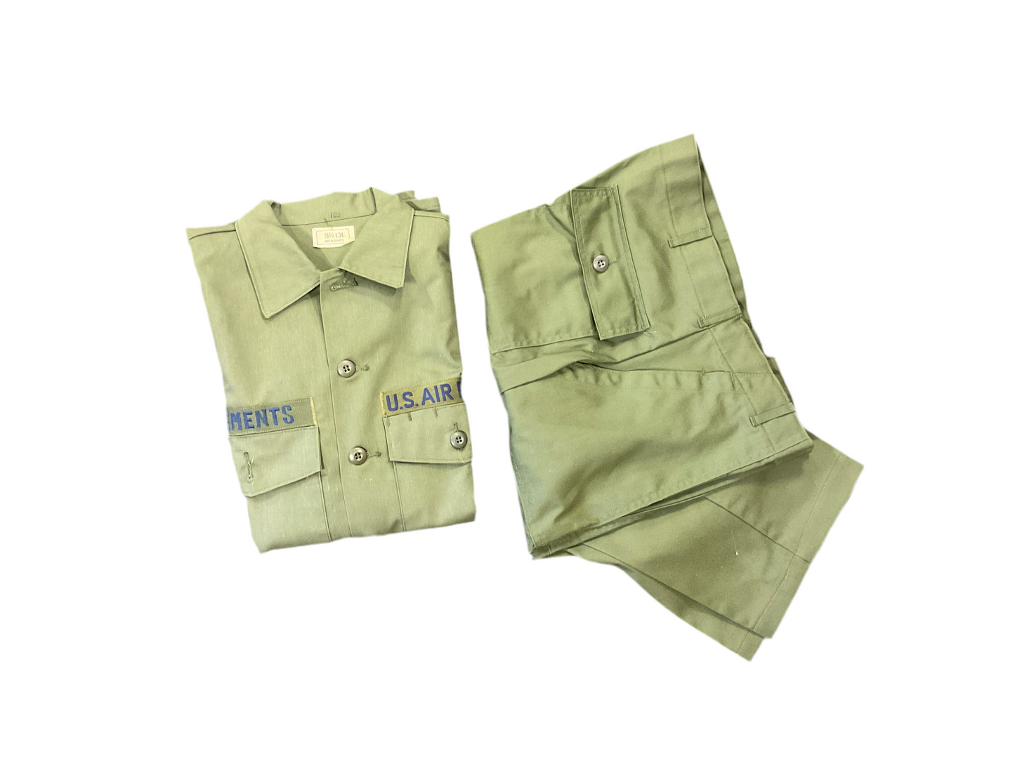 OG-507 US Air Force Olive Drab Fatigue Shirt and Trouser Set