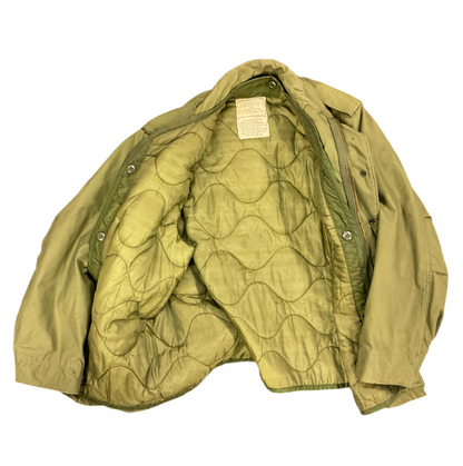 US Military OD Cold Weather Field Jacket w/ Liner