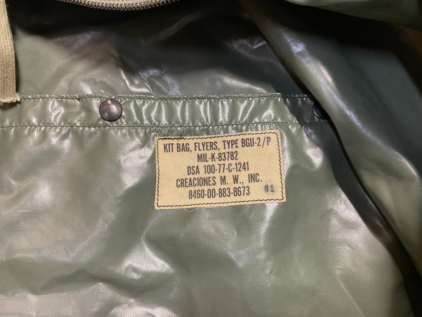 Vintage USAF Flyers Garment Bag