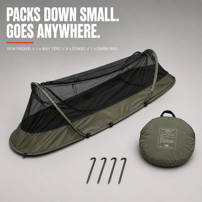 USGI Industries Bivy Tent – Pop-Up Mesh Shelter