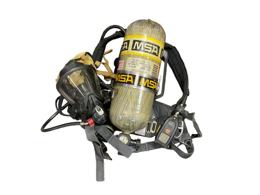 MSA Backpack Harness with L-30 Airtank/Mask and Accessories