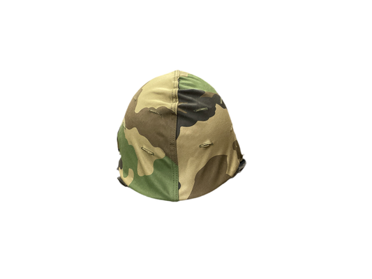 US M1 Steel Helmet With Liner & Camo Cover- NEW