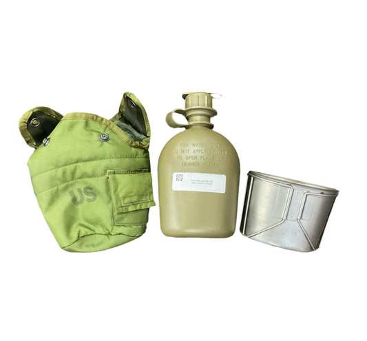 US Military Canteen w/ Cup and Cover