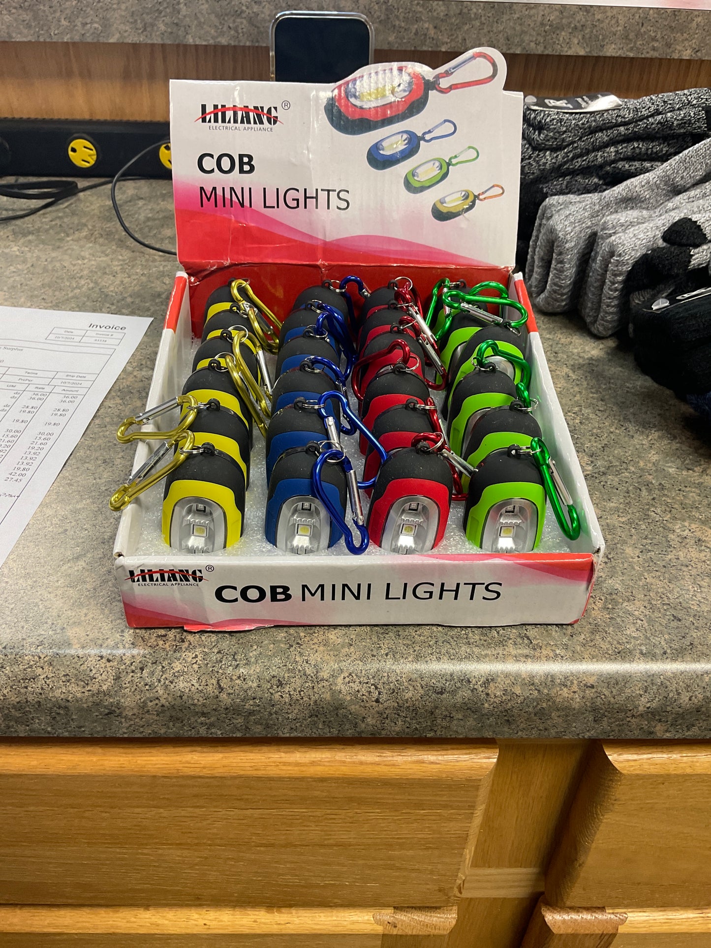 COB Light Up Keychain