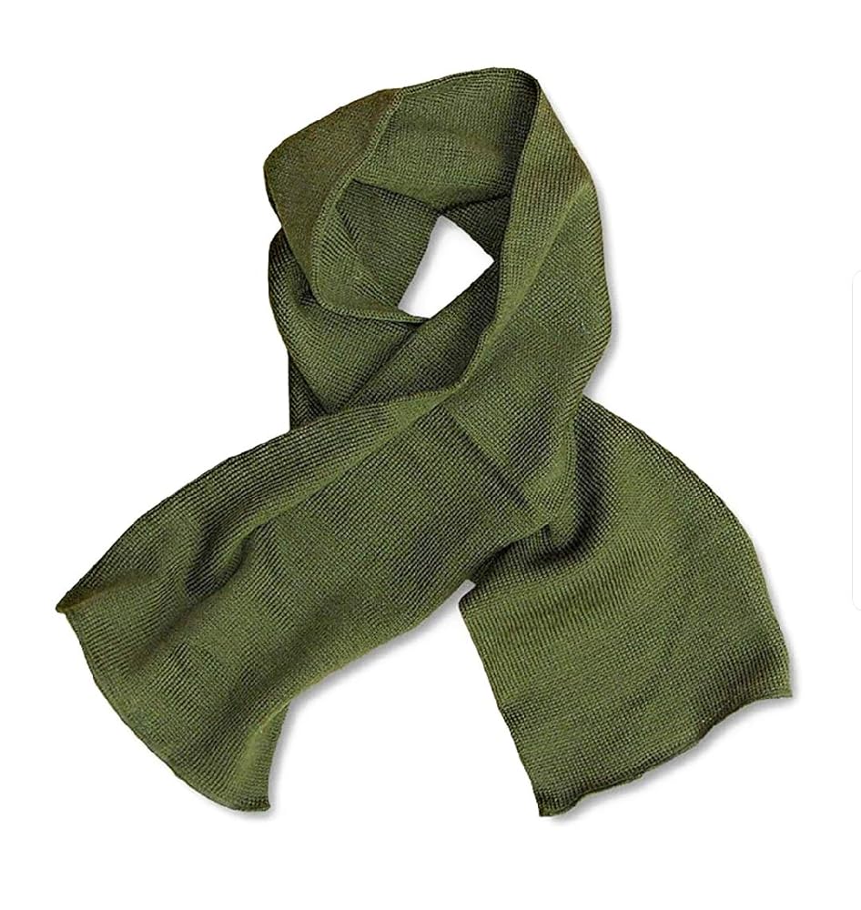 US Military Green Wool Scarf