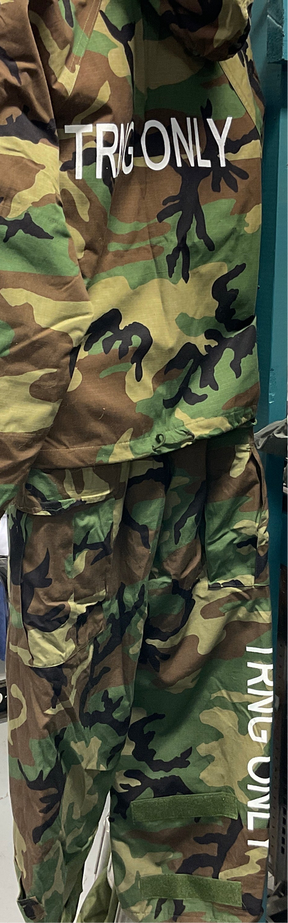 Training Woodland Camo Chemical Suit