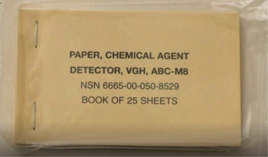 M8 Chemical Agent Detector Paper