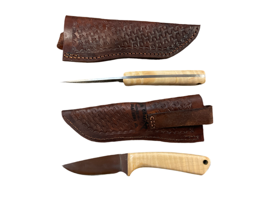 LOCALLY HANDMADE Hunting Knife and Sheath