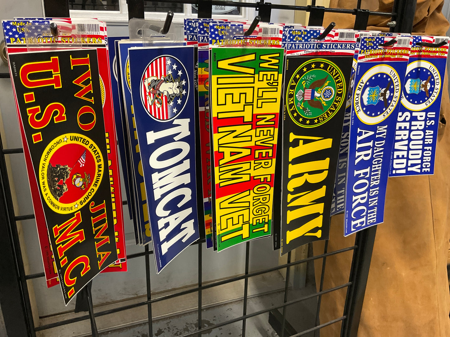 Assorted Patriotic Bumper Stickers