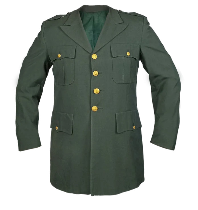 Mens Army Dress Green Uniform Jacket