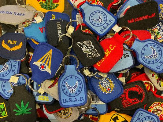Embroidered Key Rings