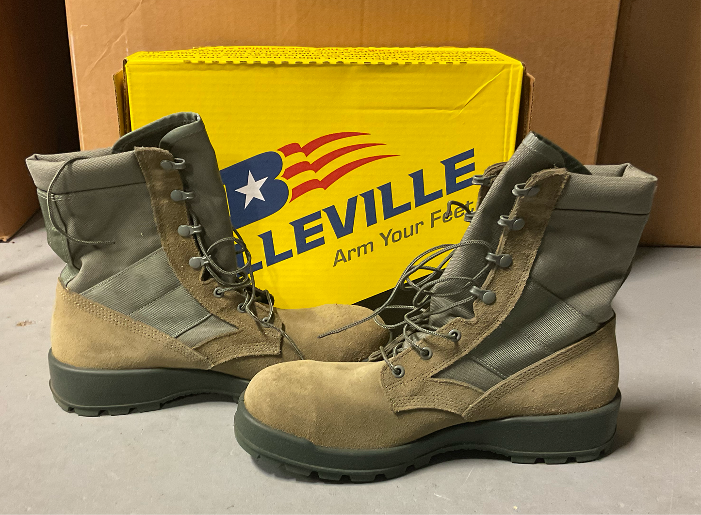 Belleville USAF Steel Toe Hot Weather Boots-New