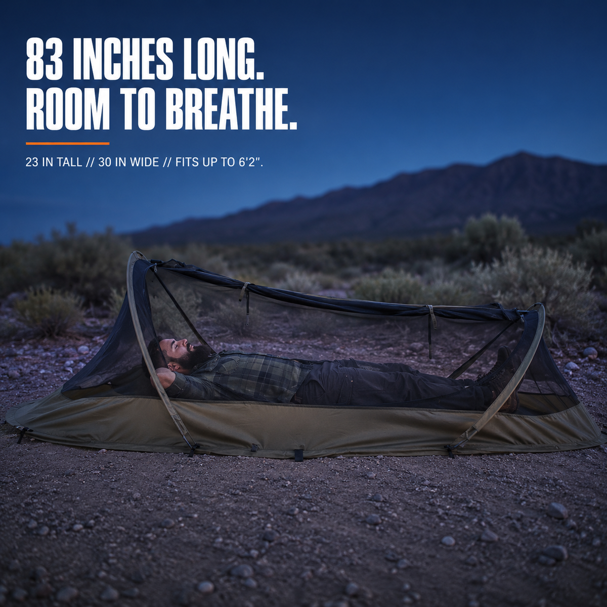 USGI Industries Bivy Tent – Pop-Up Mesh Shelter